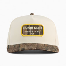 Puma RealTree棒球帽(米/咖迷彩帽沿)#02756701